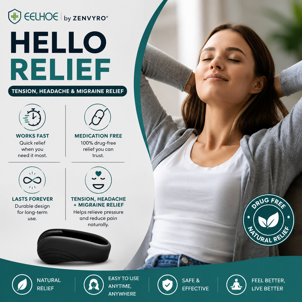 Sugar Control Acupressure Clip for Diabetes Management