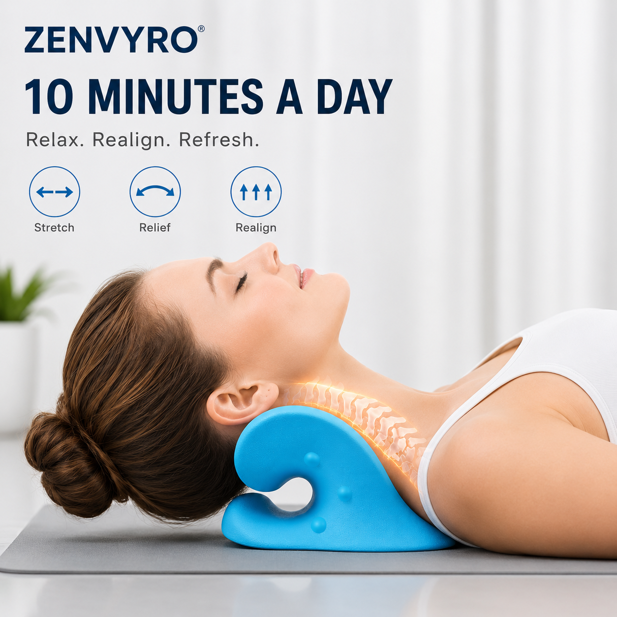 Cervical Neck Traction Device for Pain Relief