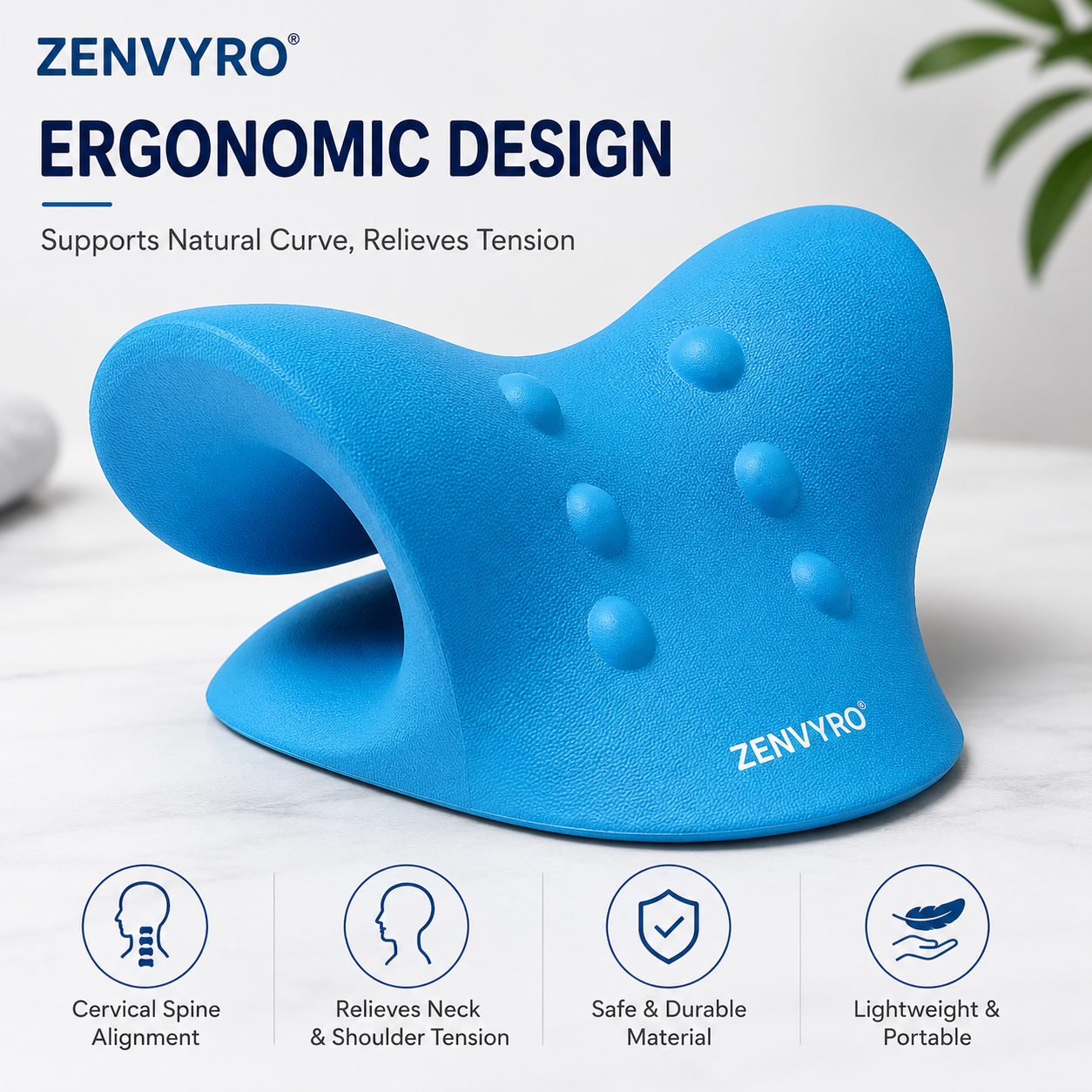 Cervical Neck Traction Device for Pain Relief