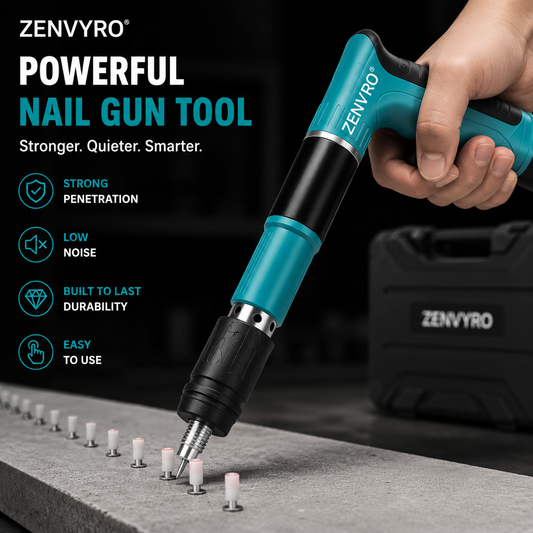 Manual Steel Nail Gun Tool Kit including 50 nails