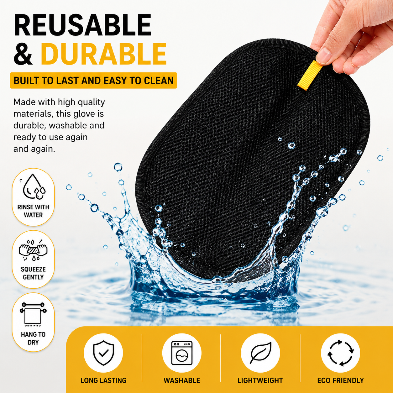 The Magic Brush - Pet hair Removal Glove